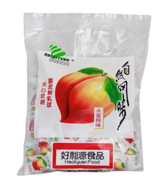 Asia Foods / Молочно-фруктовые конфеты со вкусом персика